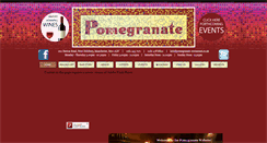 Desktop Screenshot of pomegranate-restaurant.co.uk